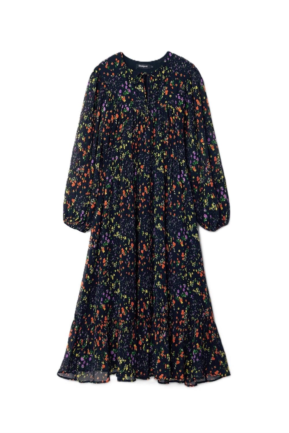 Desigual Abito da Donna A Maniche Lunghe Vestito Donna (Pacco da 1)