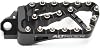 AltRider Adventure II Foot Pegs Compatible With Aprilia Tuareg 660 - Heavy Duty Design - Boot Friendly, High Traction Cleats for Stability & Grip - Adjustable Camber & Height - Black