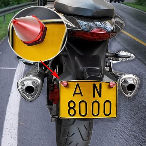 Miniatura 3 de Abfer Tornillos para placa de matrícula de automóvil, 4 piezas, antirrobo, kit de marco de tornillos para placa de matrícula, apto para la mayoría