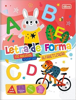 Tilibra - Cartilha de Atividades de Alfabetização - Letra de Forma Académie 8 Folhas