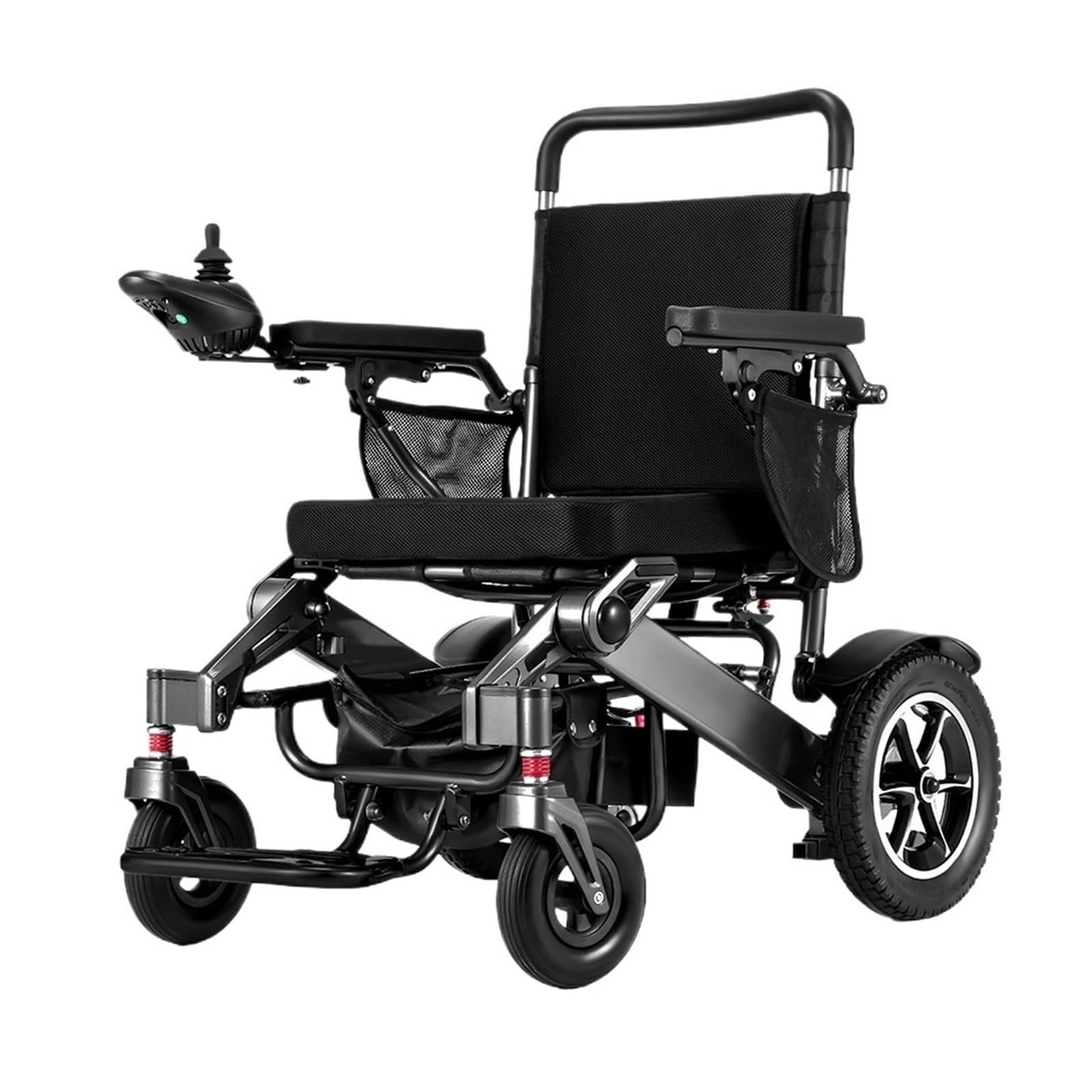 Sedia A Rotelle Elettrica Portata Di Viaggio 30KM A In Alluminio Da 500 W Pieghevole Leggera E Resistente Alle Intemperie Comodo E Facile Da Usare