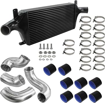 High Performance Fmic Intercooler Kit fits for Skyline R33 R34 GTR RB26Dett Black