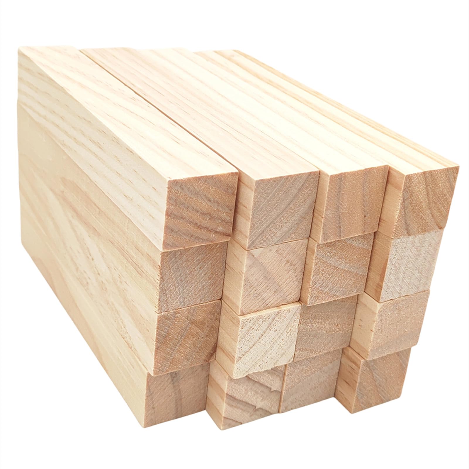 Blocs en bois brut de 15,2 cm pour sculpture cubes rectangulaires loisirs créatifs