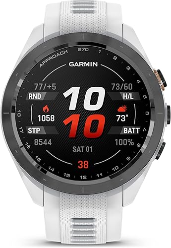 Miniatura 2 de Garmin Approach S70 Golf Smartwatch Pantalla AMOLED a todo color CourseView Maps Ejecución avanzada de tiro y alineación de putt Experiencia