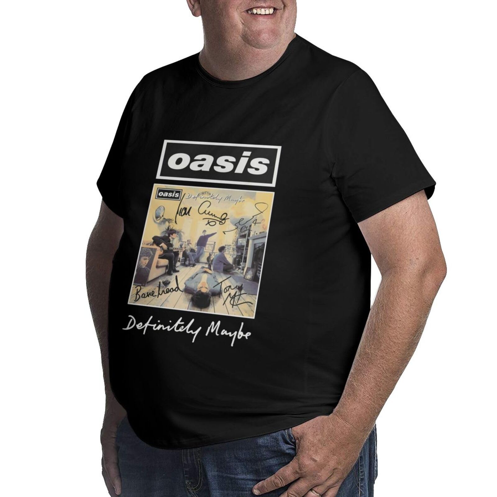 Amazon.co.jp: メンズ Tシャツ OASIS オアシス バンド 半袖 大きい