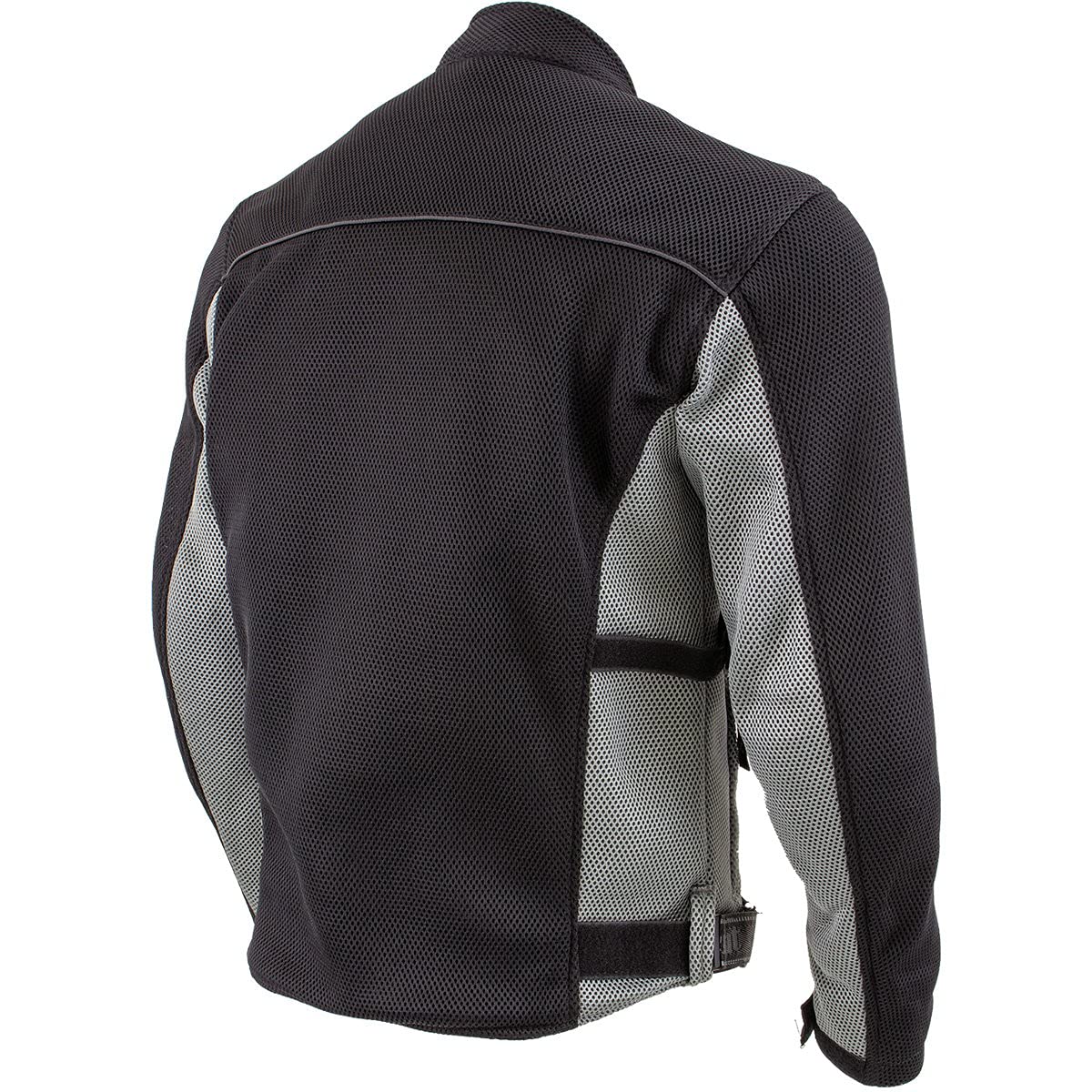 Xelement CF505 Black Advanced Tri-Tex Mesh Motorcycle Sports Jacket For Men with X Armor — view 2