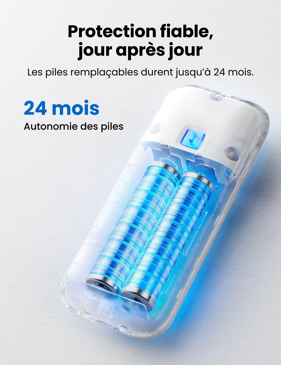 AEGISLINK Hygromètre Thermomètre WiFi, Moniteur de Température Intelligent, Mini Capteur d’Humidité avec Notification, Stockage et Export de Données, Compatible Alexa, ATHZ31 | Compatible Alexa, Notifications, Stockage et Export des Données