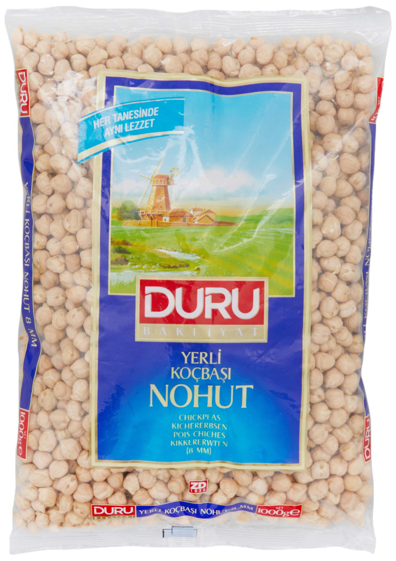 Duru Bakliyat Koçbaşı Nohut 8 Mm 1000 Gr