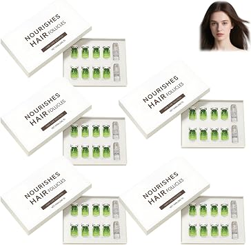 Hair Growth,HairRegrowth System,Hair Loss Treatment For Women And Men,Painless Micro-Infusion Roller,Strengthens Roots,Enhances Thick Hairs5PCS