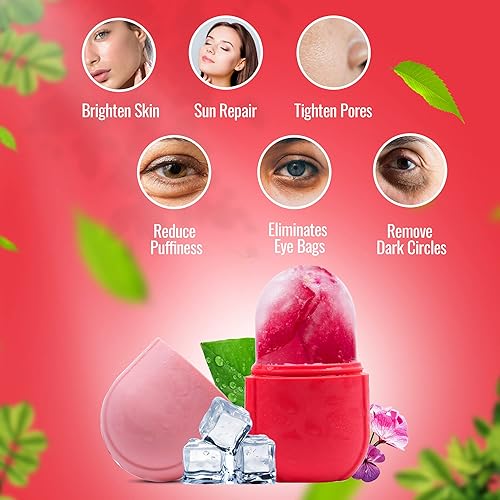 Miniatura 4 de Molde de silicona para rodillo de hielo facial para infusiones de cuidado de la piel en casa, alivio de la hinchazón ocular, masaje refrescante