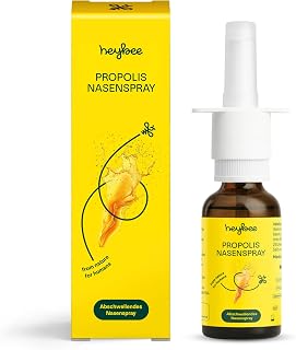 Propolis Nasenspray 1er Pack, &auml;therischen &Ouml;len & Meersalz, nat&uuml;rlich abschwellend bei Schnupfen & Pollenallergie, ohne Gew&ouml;hnungseffekt, f&uuml;r Erwachsene und Kinder ab 6 Jahren