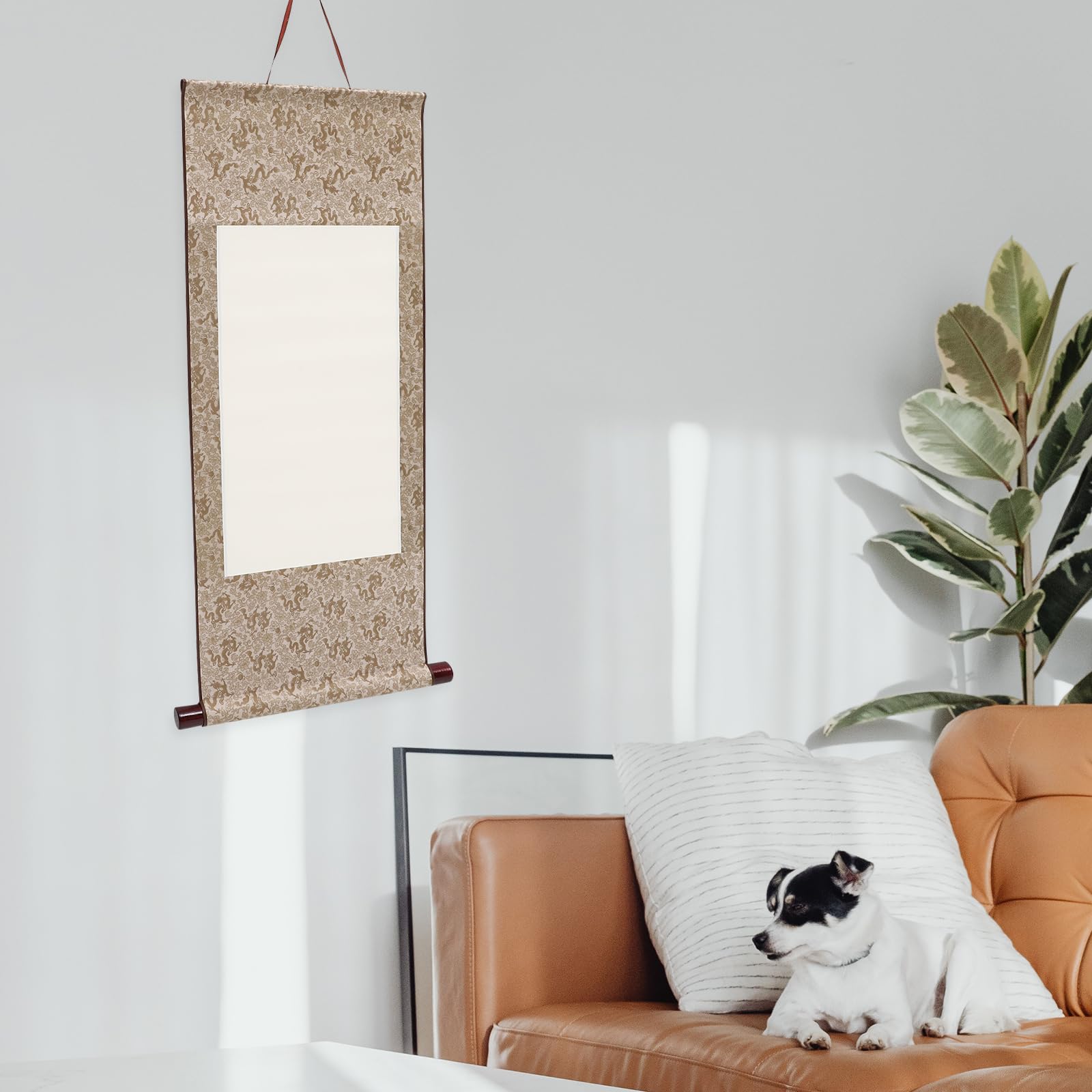 Amazon.co.jp: EXCEART 中国書道用紙 掛軸 70×11インチ 書画用 空白