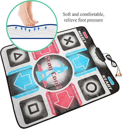 Vista 2 de OSTENT Alfombrilla de baile antideslizante USB RCA para PC, computadora, TV, AV Video Game