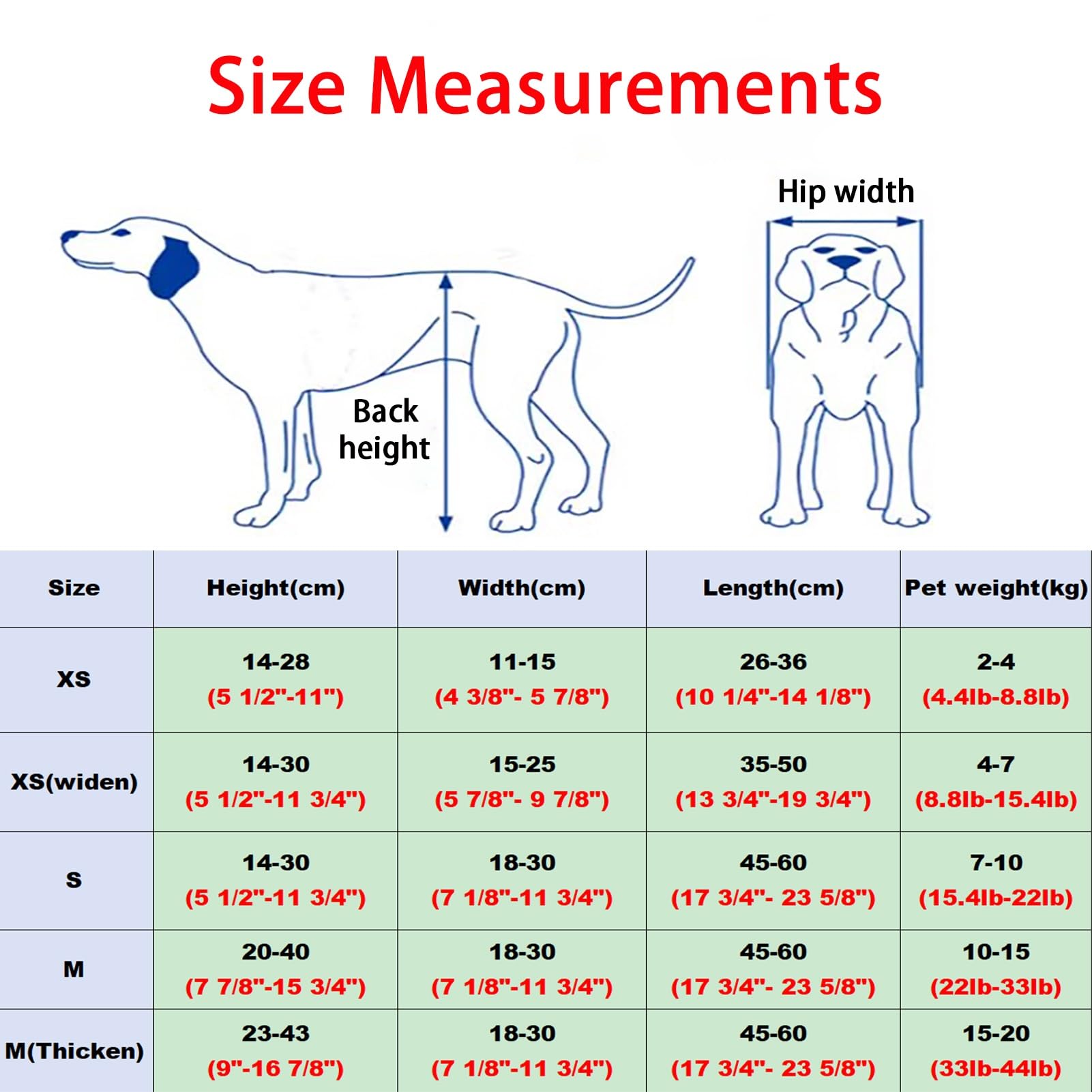 Rollstuhl-Hilfe, für Hunde und Katzen, mit Rädern, Hebehilfen für Behinderte, Größe XS (breit)