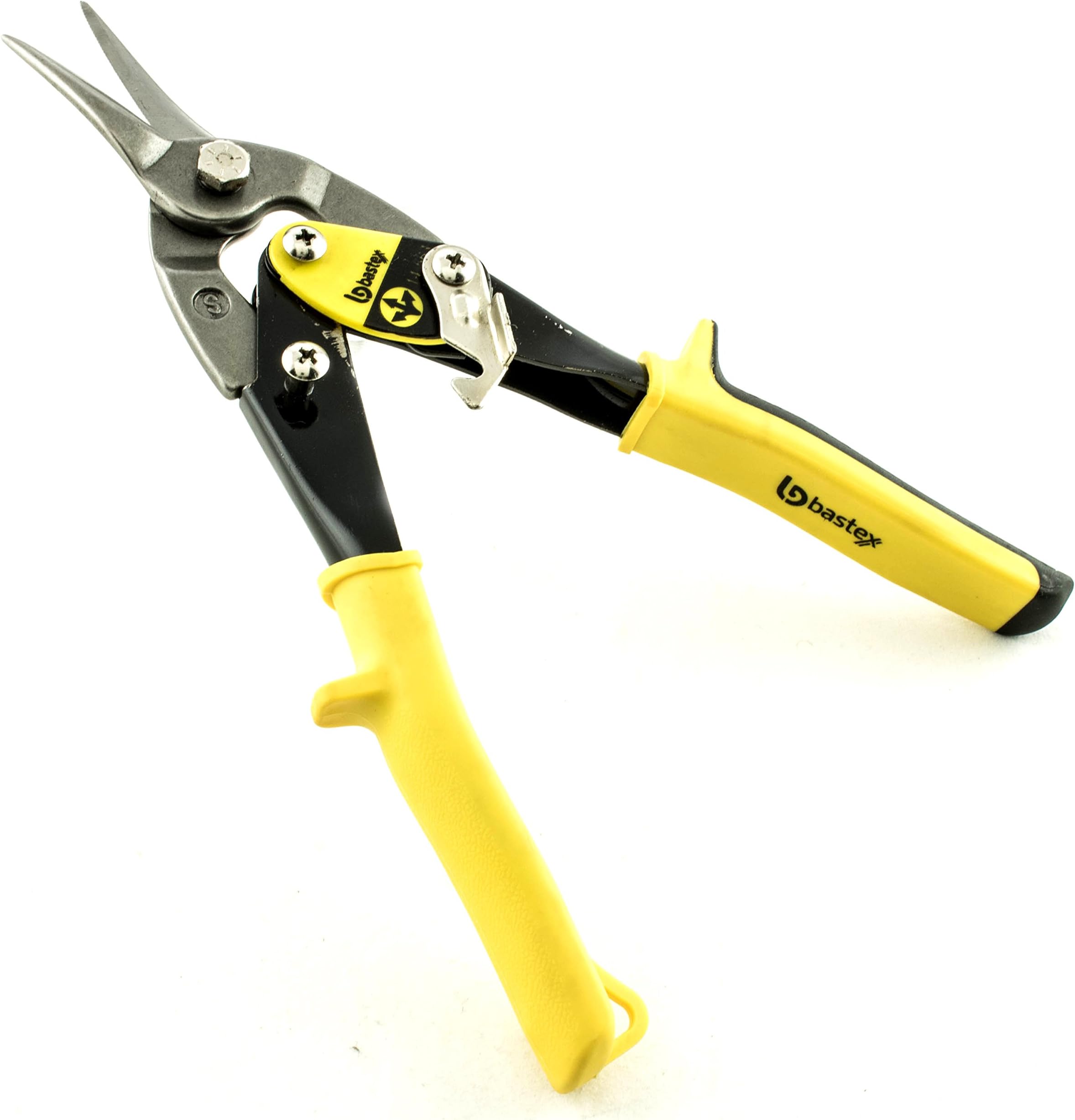 Bastex Straight Left and Right Aviation Tin Snips. Compound Scissors Shears for Cutting Aluminum and other Thin Metal Sheets. Heavy Duty Tool Cutters. Hand Steel Cutter Tools