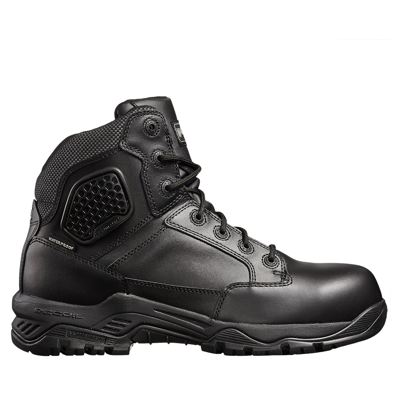 Magnum Strike Force 6.0 S3 Black Waterproof Leather Side-Zip Combat Safety Boot