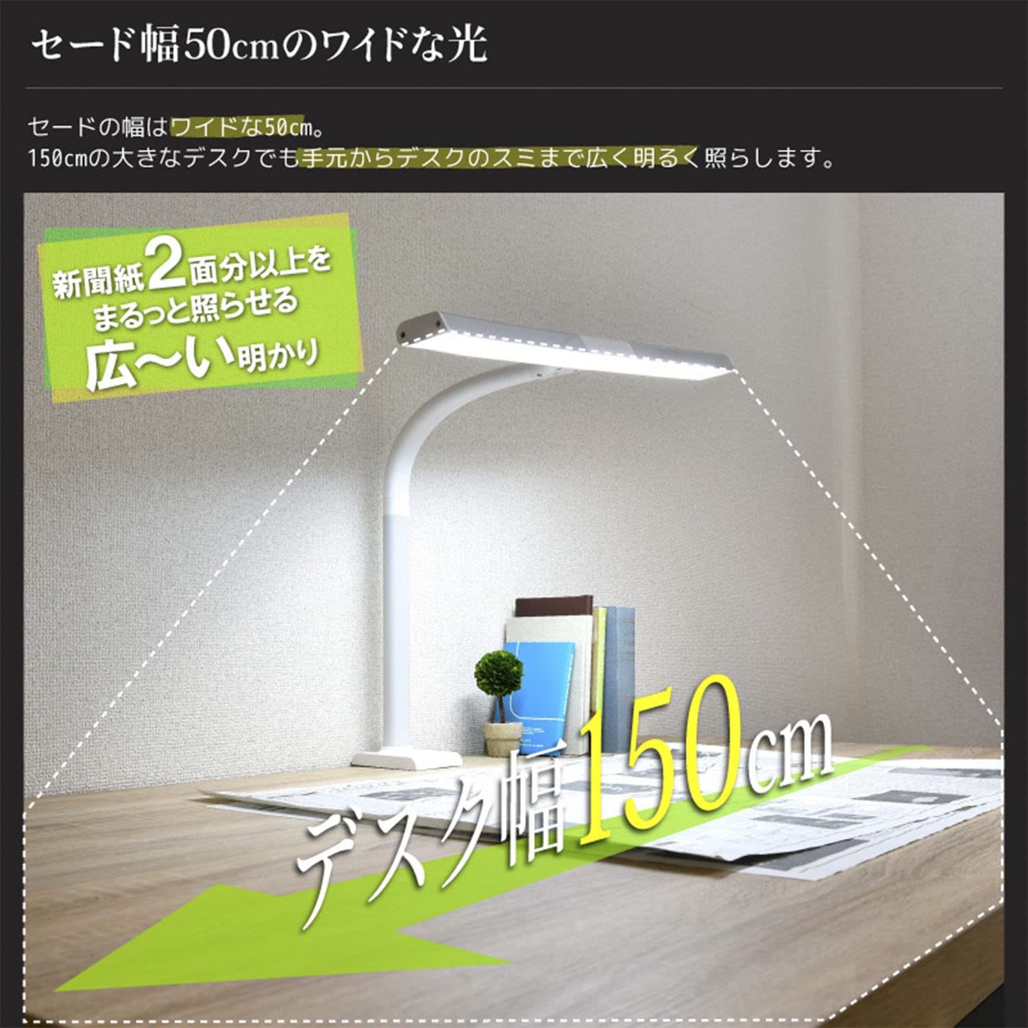 Amazon | wasser 40 LED クランプライト おしゃれ デスクライト 目に  