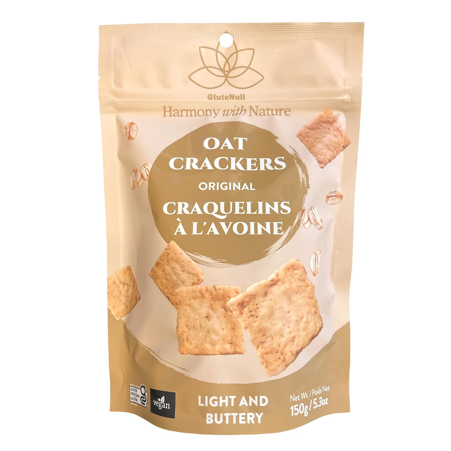 Galletas de Avena Sin Gluten, Veganas - 5.3 oz