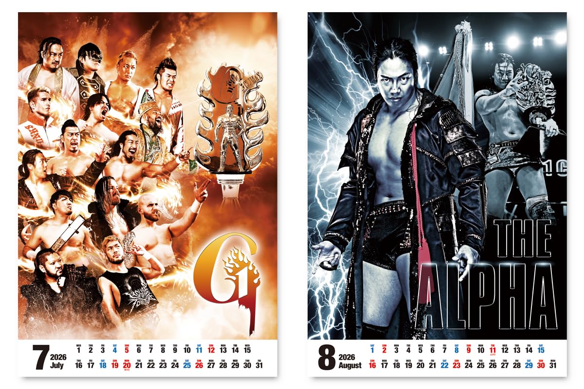 Amazon.co.jp: 新日本プロレスリング 2026年 新日本プロレス