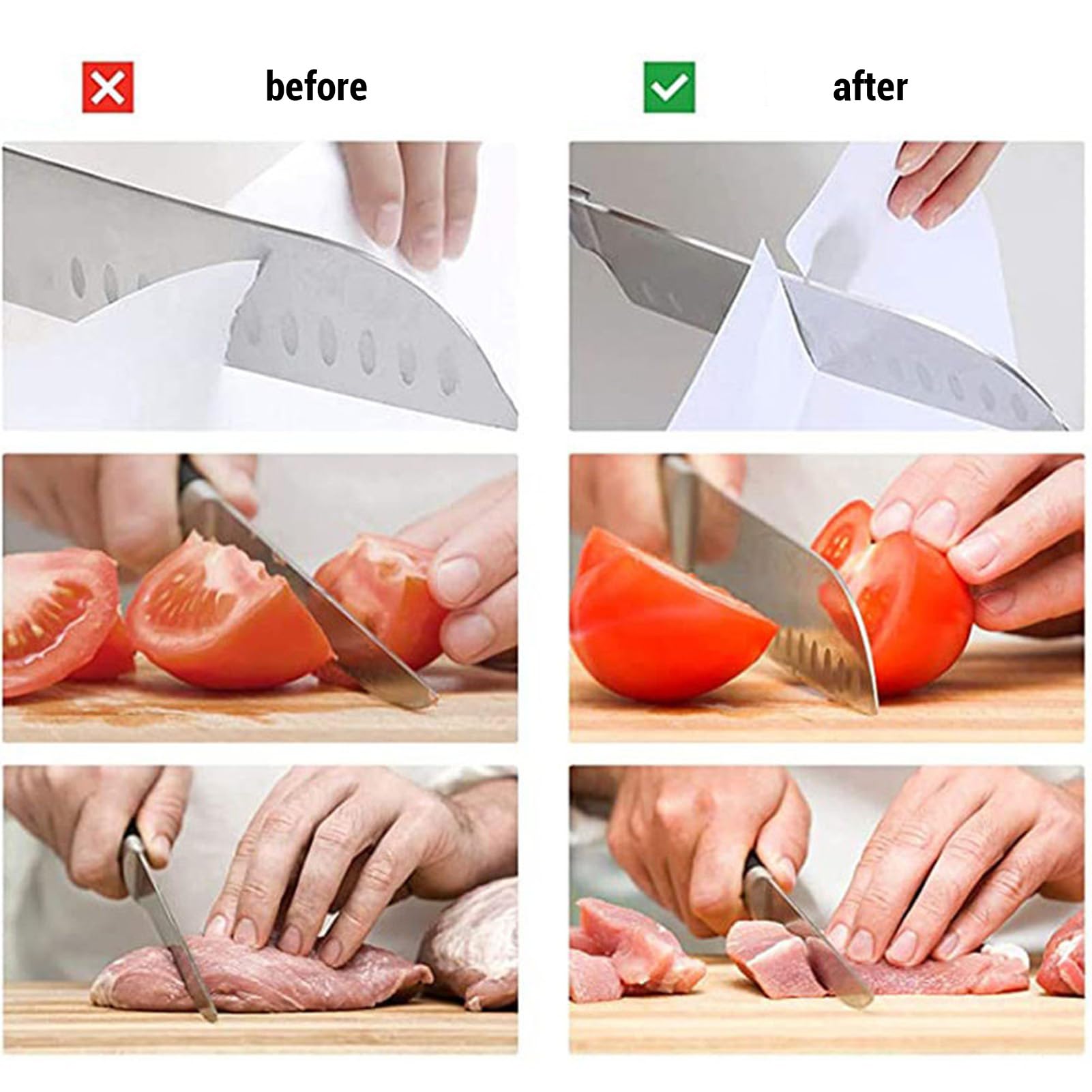 CHICIRIS di Affilatura Professionale Ad Angolo Fisso con 8 Pietre per Affilare per Un'efficiente Manutenzione della Lama Negli Utensili da Cucina in Metallo Resistente
