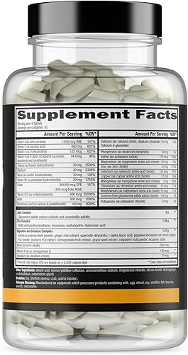 Miniatura 7 de CONTROLLED LABS Orange Triad - Multivitamínico diario, suplemento deportivo sin hierro para entrenamiento, digestión, sistema inmunológico y