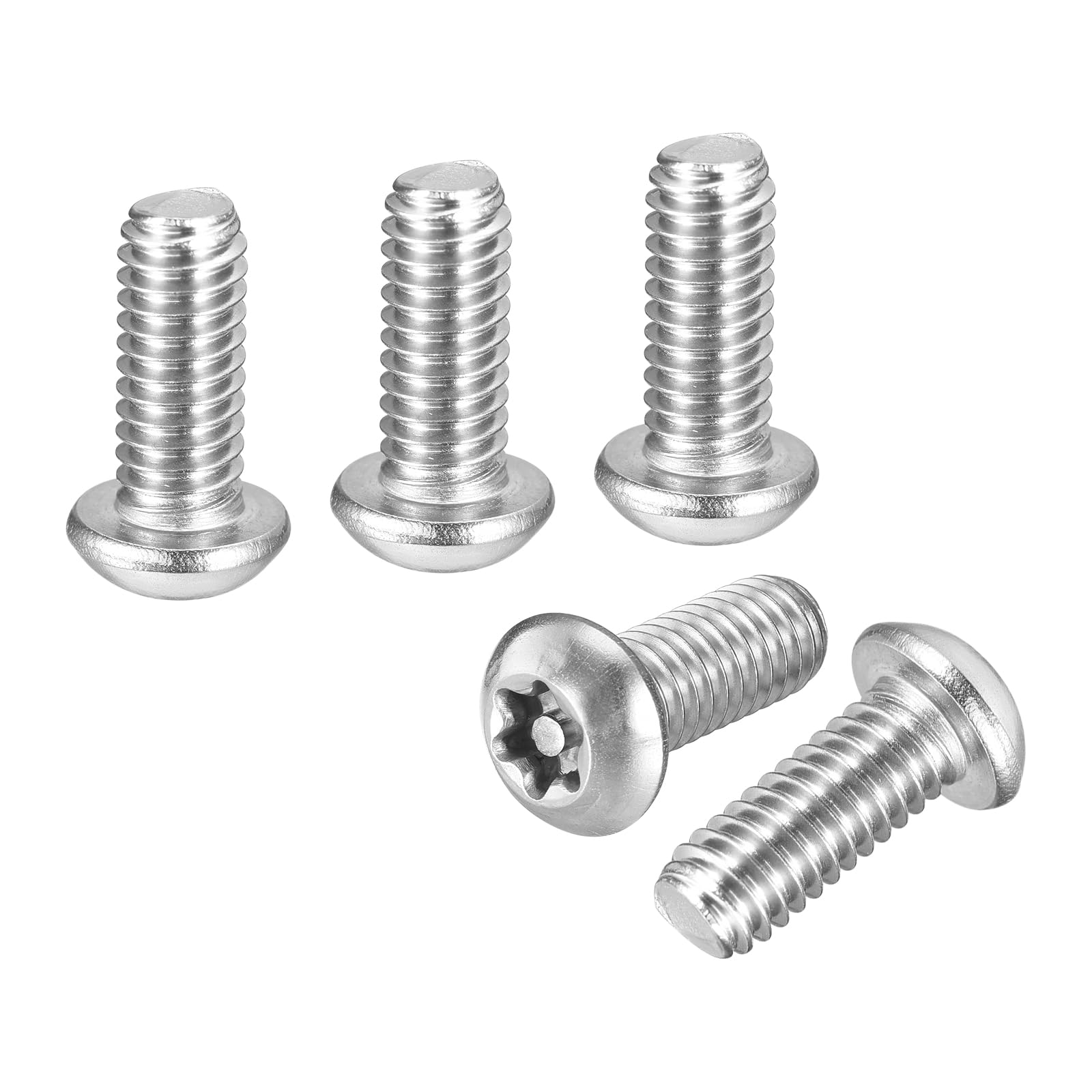 DTGN 5/16"x3/4" Pan Head Torx Security Screw, 10Pack, Good for Machinery