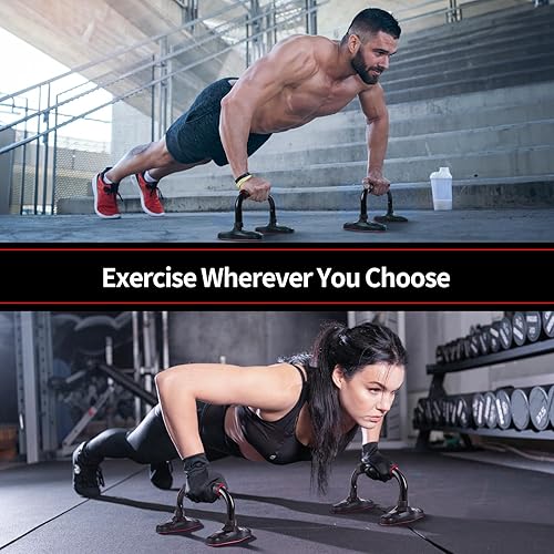 Miniatura 4 de Barras de flexión, barras de entrenamiento para mujeres y hombres, barras de entrenamiento de fuerza para gimnasio en casa fitness