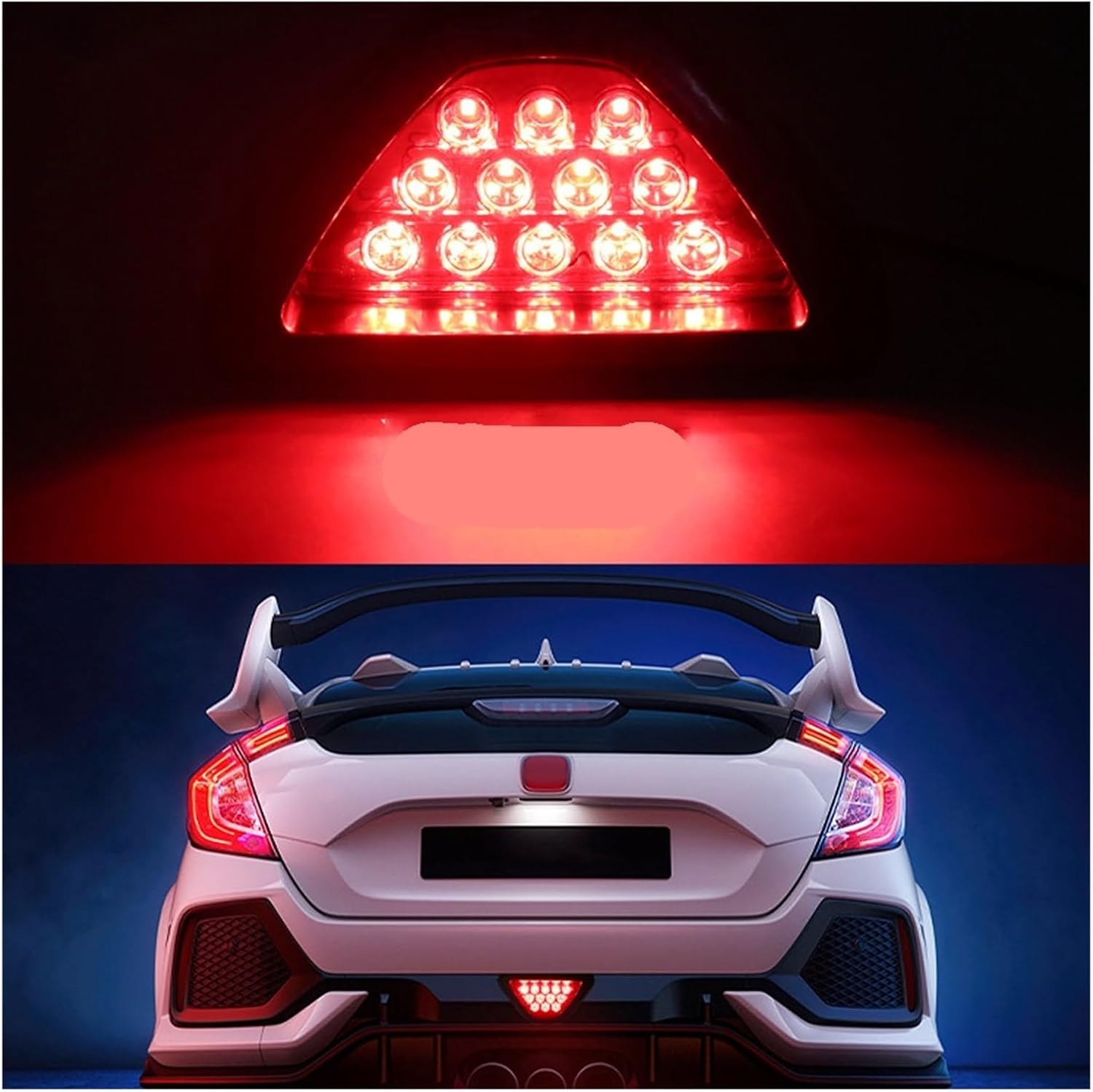 ユニバーサル 12V オートバイ テール リア ライト ランプ テールライト ブレーキ ストップ ライト ナンバープレート ライト バイクのテールライト  ユニバーサルオートバイ LED テールライトオートバイリアブレーキライトオートバイナンバープレートライトターン 12V ... テールライト ユニバーサルカーオートバイLEDリアストップテールライトシグナルランプF1トライアングルタイプブレーキライトフラッシュ