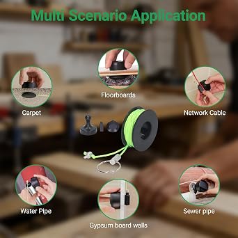 Magnetic Wire Pulling System for Professionals, Cable Puller Tool Wiremag Nylon Pipe Threading Device Management Effortlessly Thread Cables