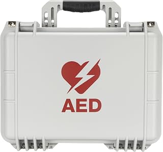 CUBIX SAFETY Rugged AED & Bleeding Control Carry Case – Waterproof IP67 Hard Shell Case Fits Physio-Control Lifepak CR2