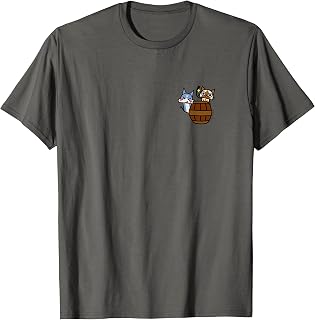 Monster Hunter Rise: Sunbreak Palamute＆Palico (Barrel) T-Shirt Small
