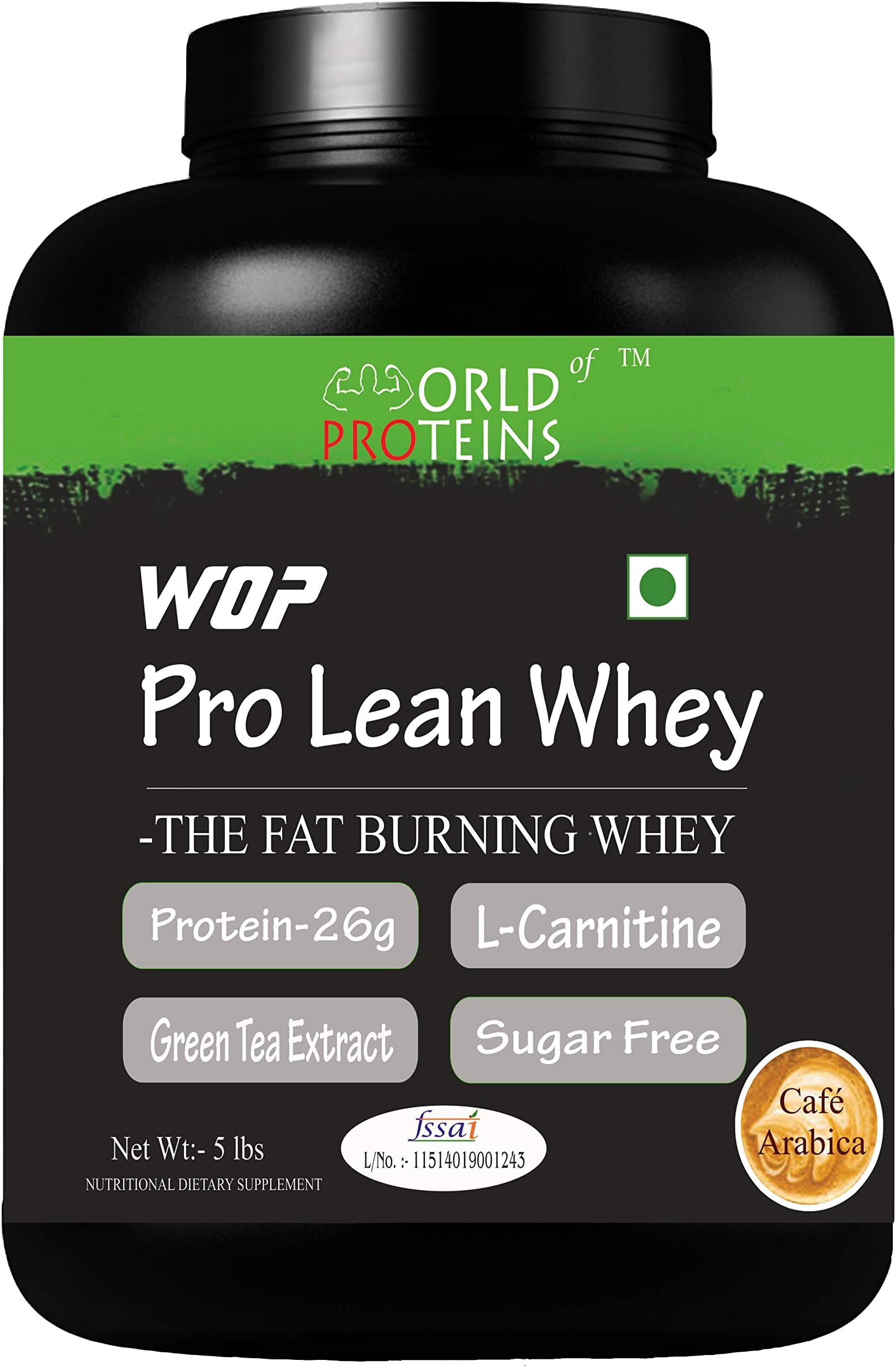 WOP PRO LEAN WHEY 2 Kg CAFE ARABICA