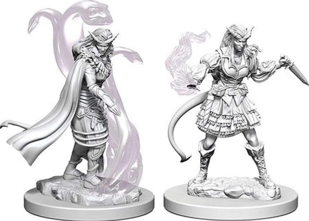 D&D Nolzur's Marvelous Miniatures: Female Tiefling Warlock