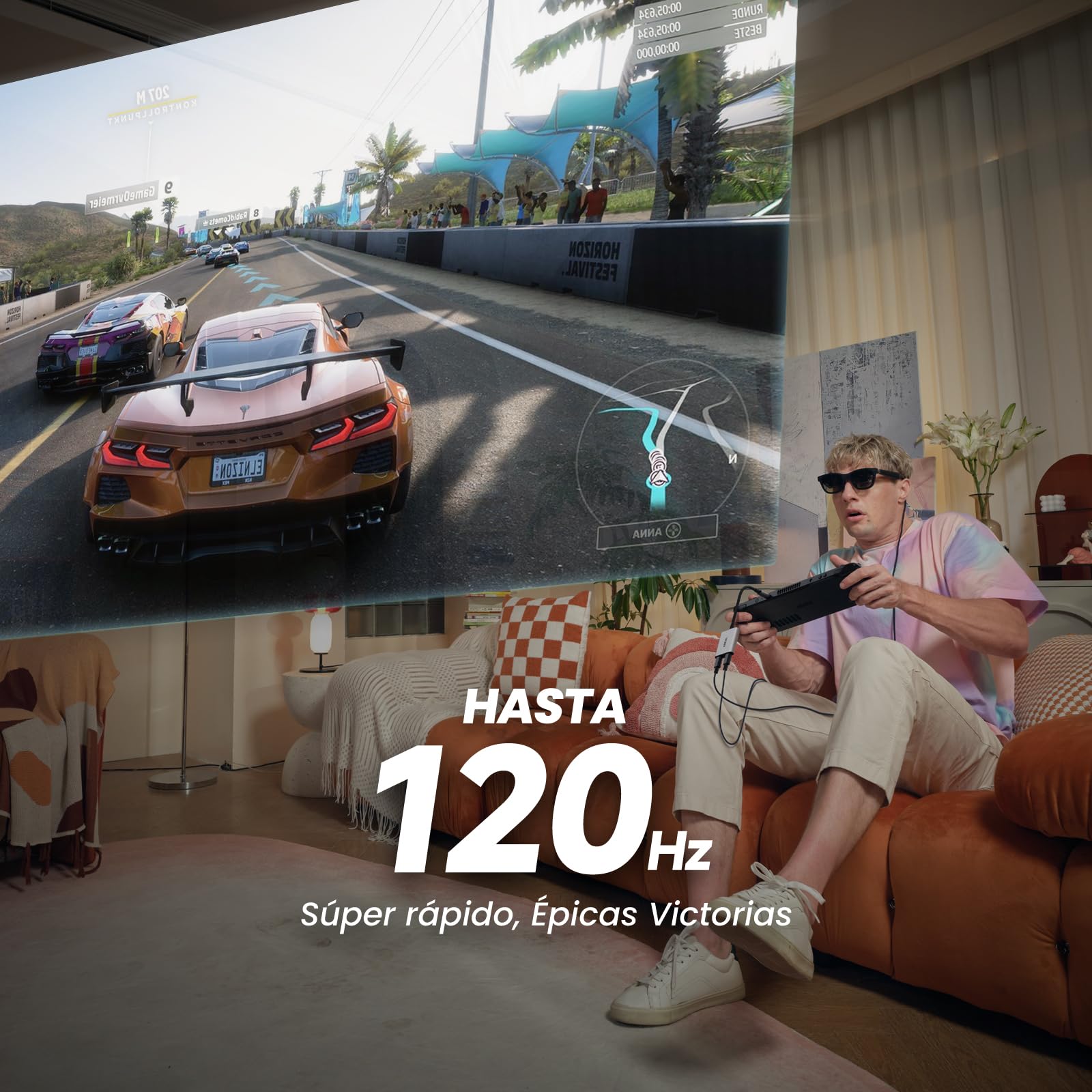 XREAL Hub, Power and Play Adaptador, Alimenta AR Gafas Mientras Carga su Dispositivo Fuente, como Steam Deck, ROG Ally, Switch, iPhone 15 o Teléfono Android, Soporta 45W Carga Rápida y 120Hz
