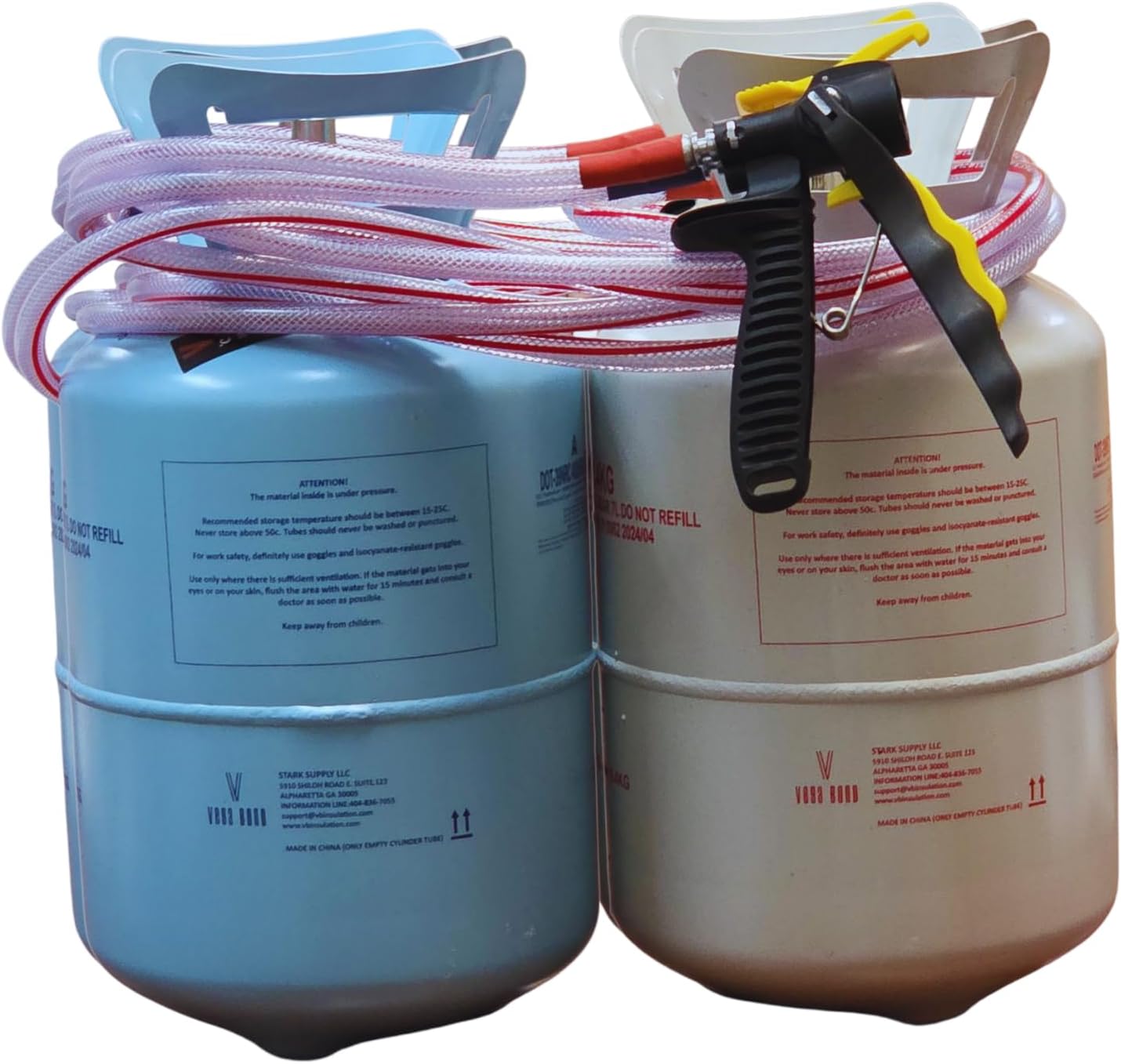 Open-Cell Injection Foam Insulation Kit – 35 cu.ft. Slow Rise Retrofill | Green Wall Cavity Foam for Closed Spaces | R-4.4 per Inch | Includes Gun, Hose, Nozzles & Injection Tube