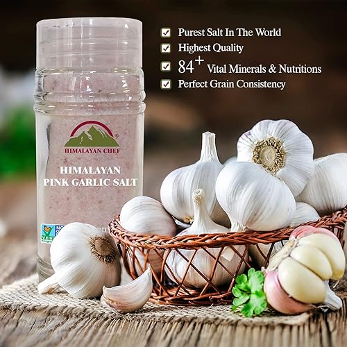 Miniatura 5 de Himalayan Chef Sal rosa con corcho sin OMG grano fino tarro de boca ancha con corcho 175 oz 500 g