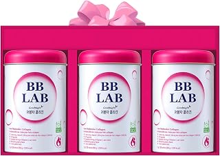 BB LAB Good Night Collagen, Low Molecular Collagen Powder Stick Supplement, Marine Collagen, Fish Collagen, Vitamin C, Hyaluronic Acid, 17 Probiotics, Fast Absorption, Mix Berry Flavor (Pack of 3)