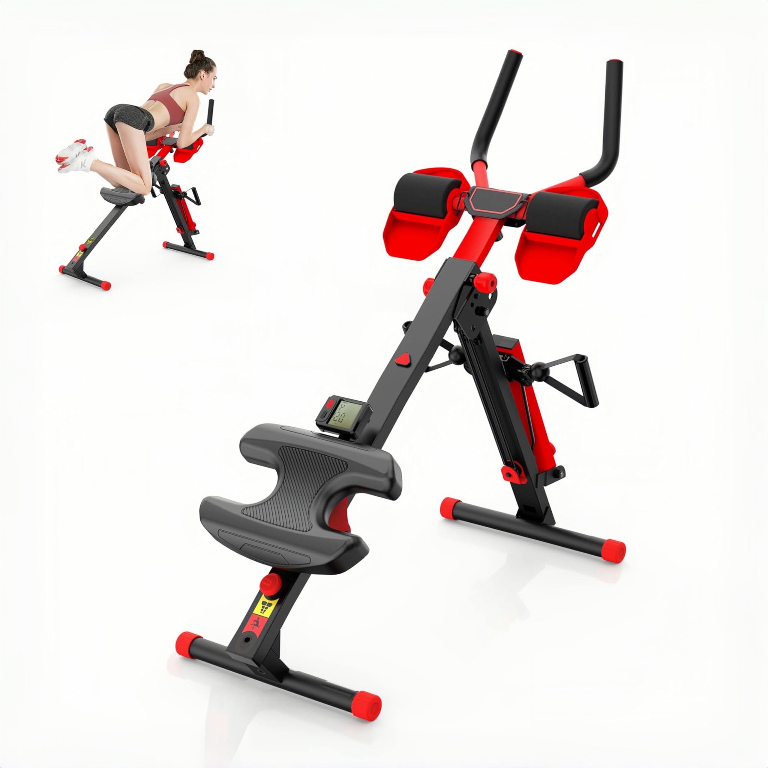 Rowing Machine for Home, Magnetic Rower Machine with Quiet Resistance, Foldable Rower for Home Use, Burn Fat & Sculpt Muscles