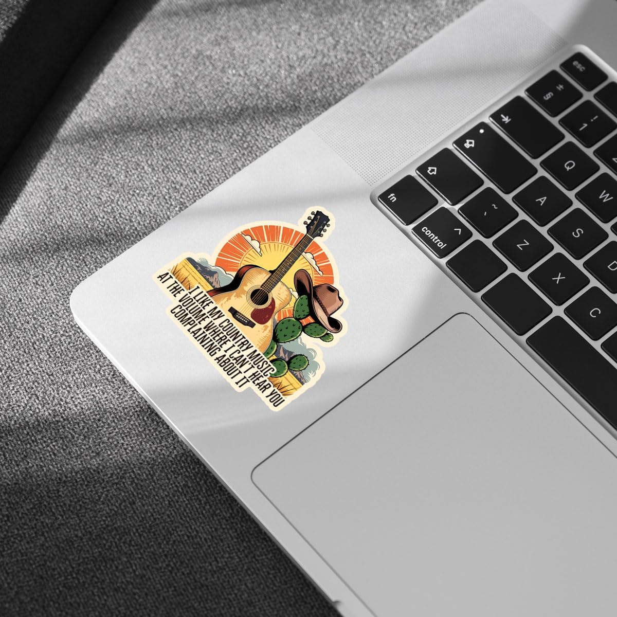 3 Pcs I Like My Country Music Sticker, Funny Western Guitar Sticker, Cowboy Hat Cactus Country Life Stickers Die-Cut Waterproof Vinyl for Laptop Water Bottle Window Phone Helmet image 3