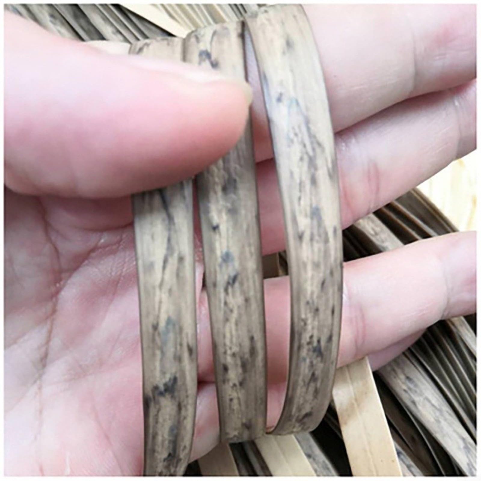 Rattan-Webmaterial, 30 m x 8 mm, Kunststoff-Reparatur-Set für Terrassenstühle und Tische, Aufbewahrungskörbe, DIY-Möbel