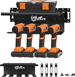 2Pack E-Track Power Tool Organizer|E Track Power Tool Holder Hanger for Trailer Accessories-E-Track Drill Holder Wall Mount|E Track Accessories for Enclosed Trailer-Utility Storage Rack in Garages