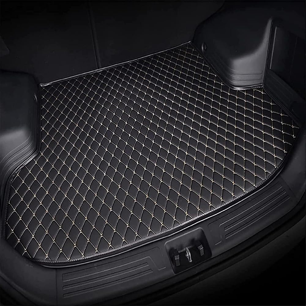 LUUXWPFZ Car Boot Liner, For Jeep Compass SUV 2017-2026 Rear Trunk Mat Boot Cargo Tray Automotive Luggage Carpet Vehicle Cargo Floor Cover Protector,A