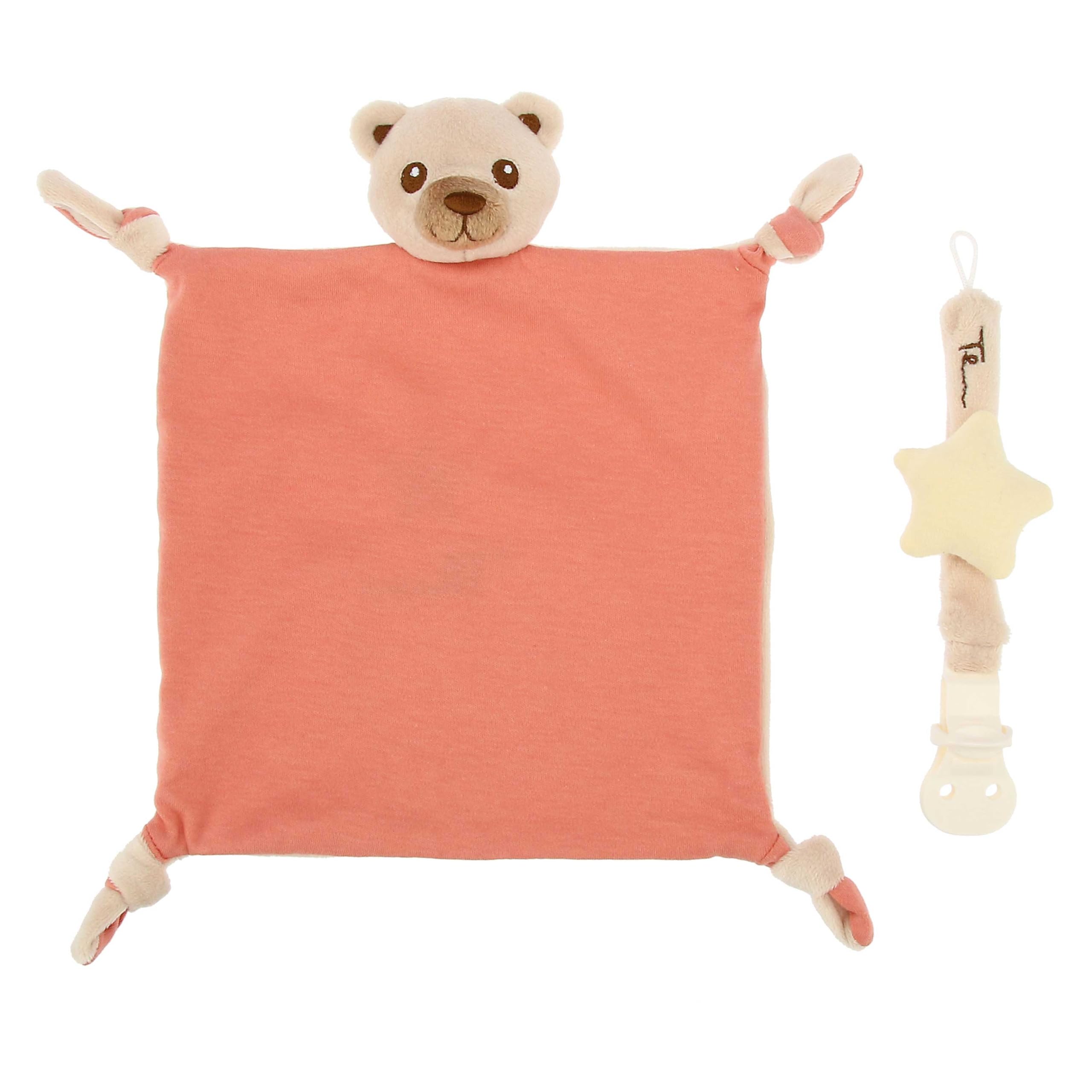 Thun Confezione regalo doudou e portaciuccio Teddy