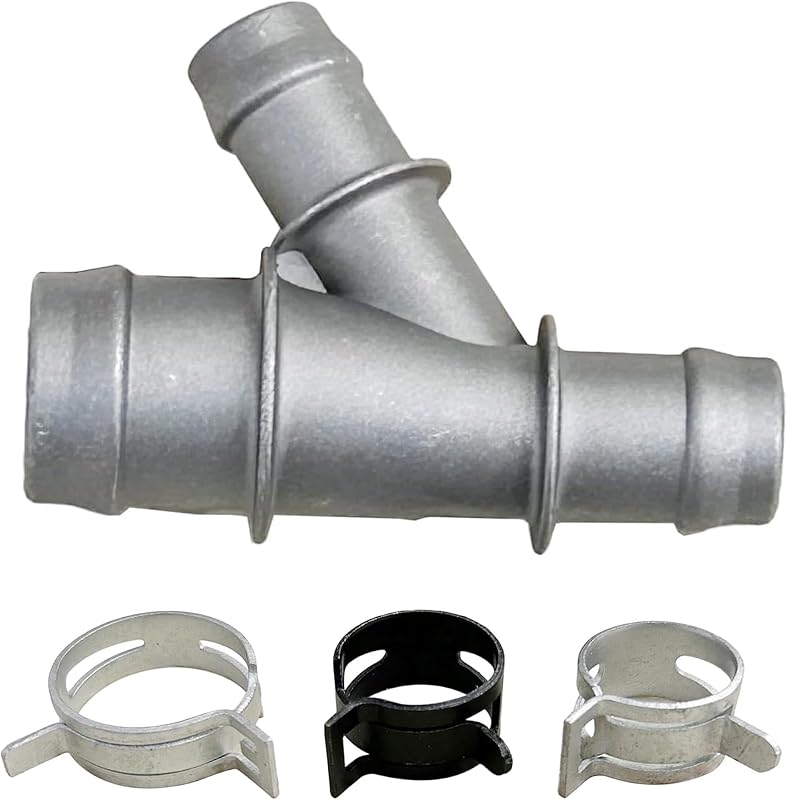 Conector de derivação da mangueira do radiador PartsFlow em alumínio para Chevrolet Silverado, Suburban, Tahoe, GMC Sierra, Yukon e Cadillac Escalade – 1 unidade