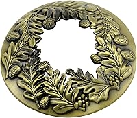 Vista 7 de Tapa para tarro de vela, decoración de velas de metal con flores de rosa para quemar uniformemente accesorios de decoración del hogar, velas