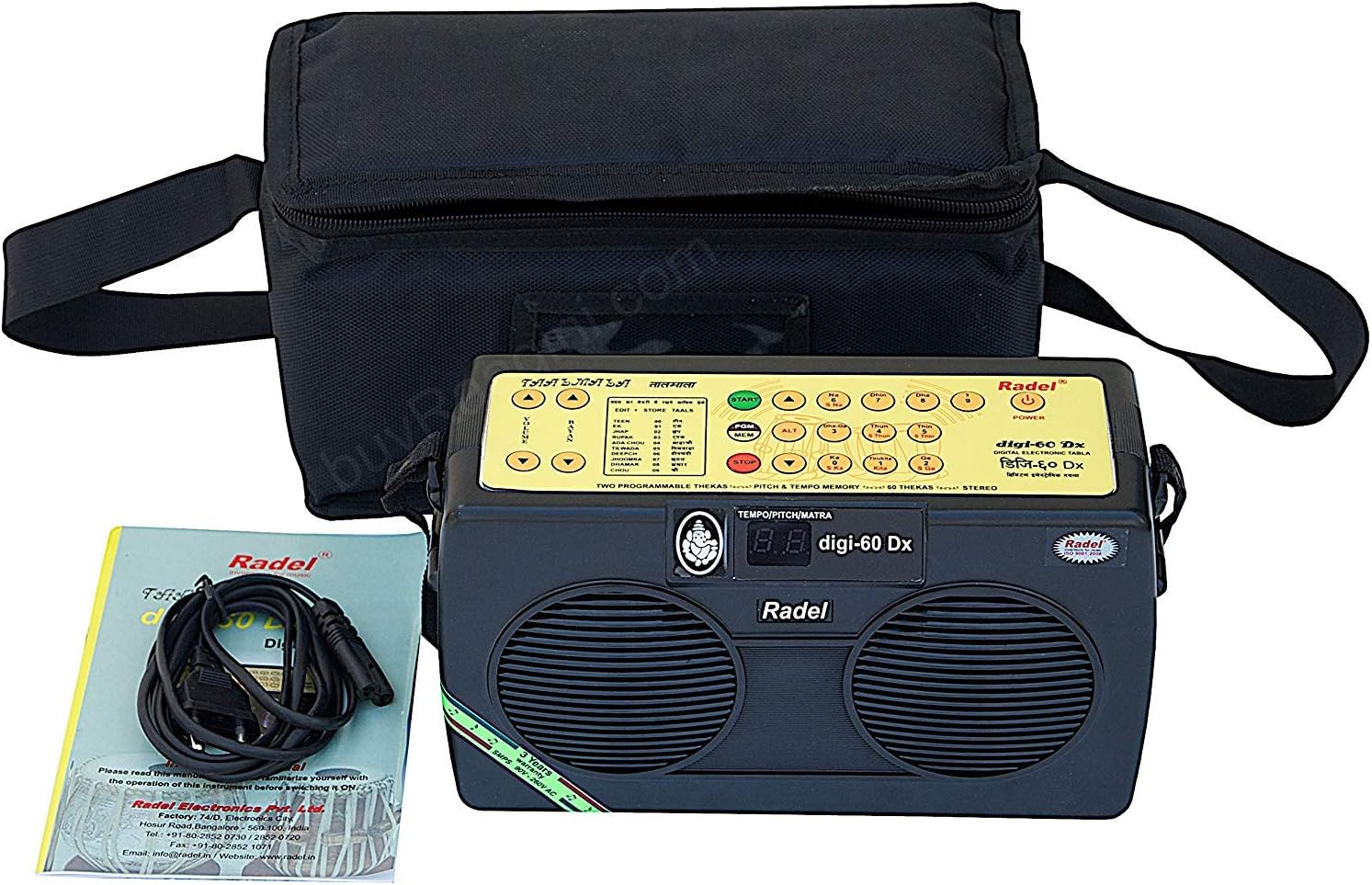 NEW RADEL Digi 60 Electronic Tabla Drum Kit, Digital Tabla Sampler, DJ Tabla Sound Machine RDS 758