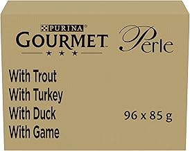 GOURMET Perle Country Medley Mini Fillets in Jelly Wet Cat Food 96x85g