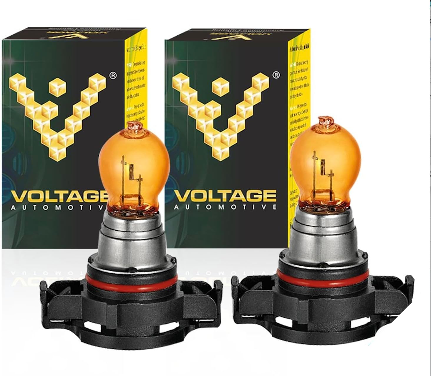 Voltage Automotive PSX26W 12278 Car Fog Light Bulb Standard OEM Replacement (PAIR)