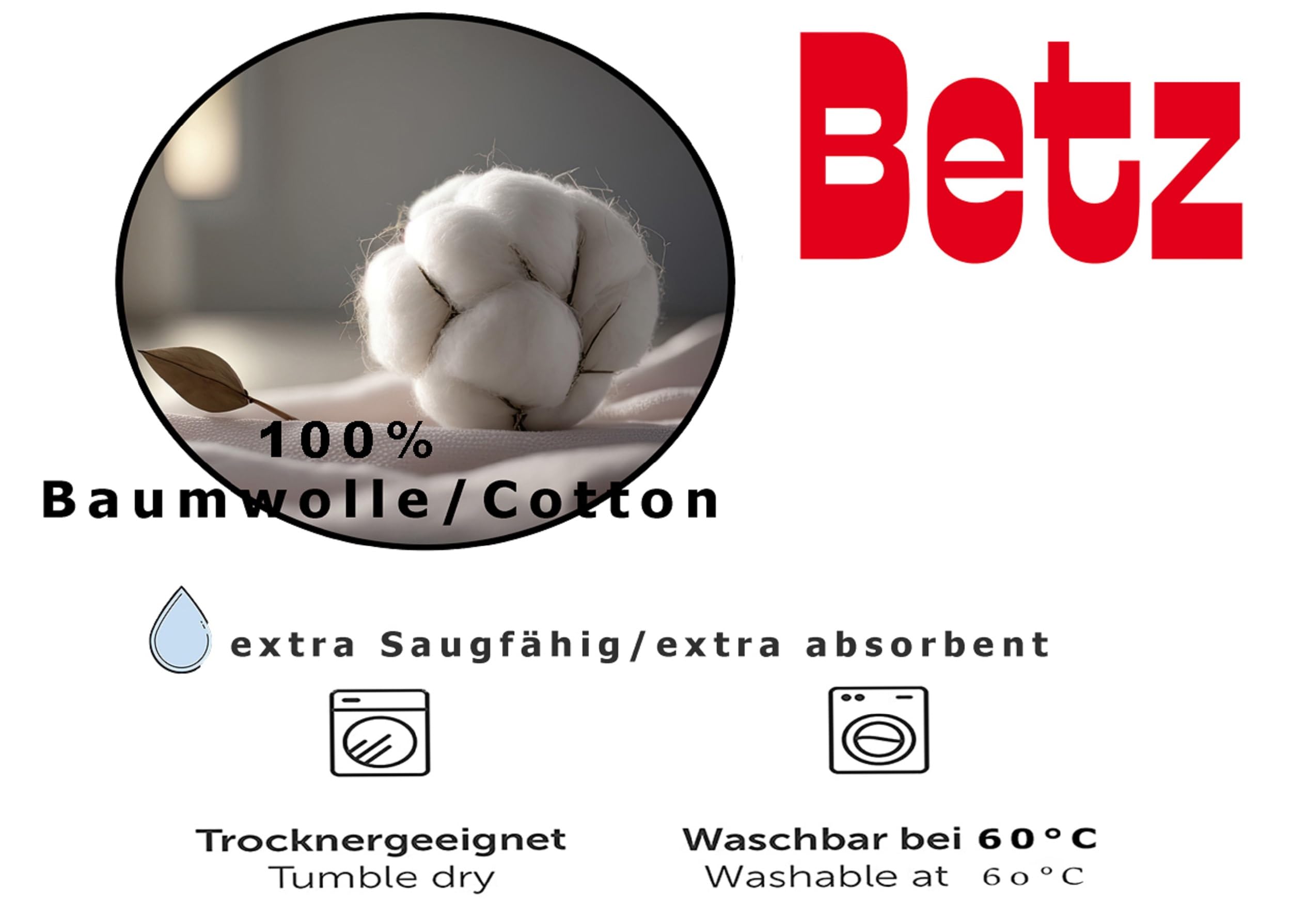Betz 12 Stück Herren Stoff Taschentücher Set MARTIN Größe 40 x 40 cm 100% Baumwolle