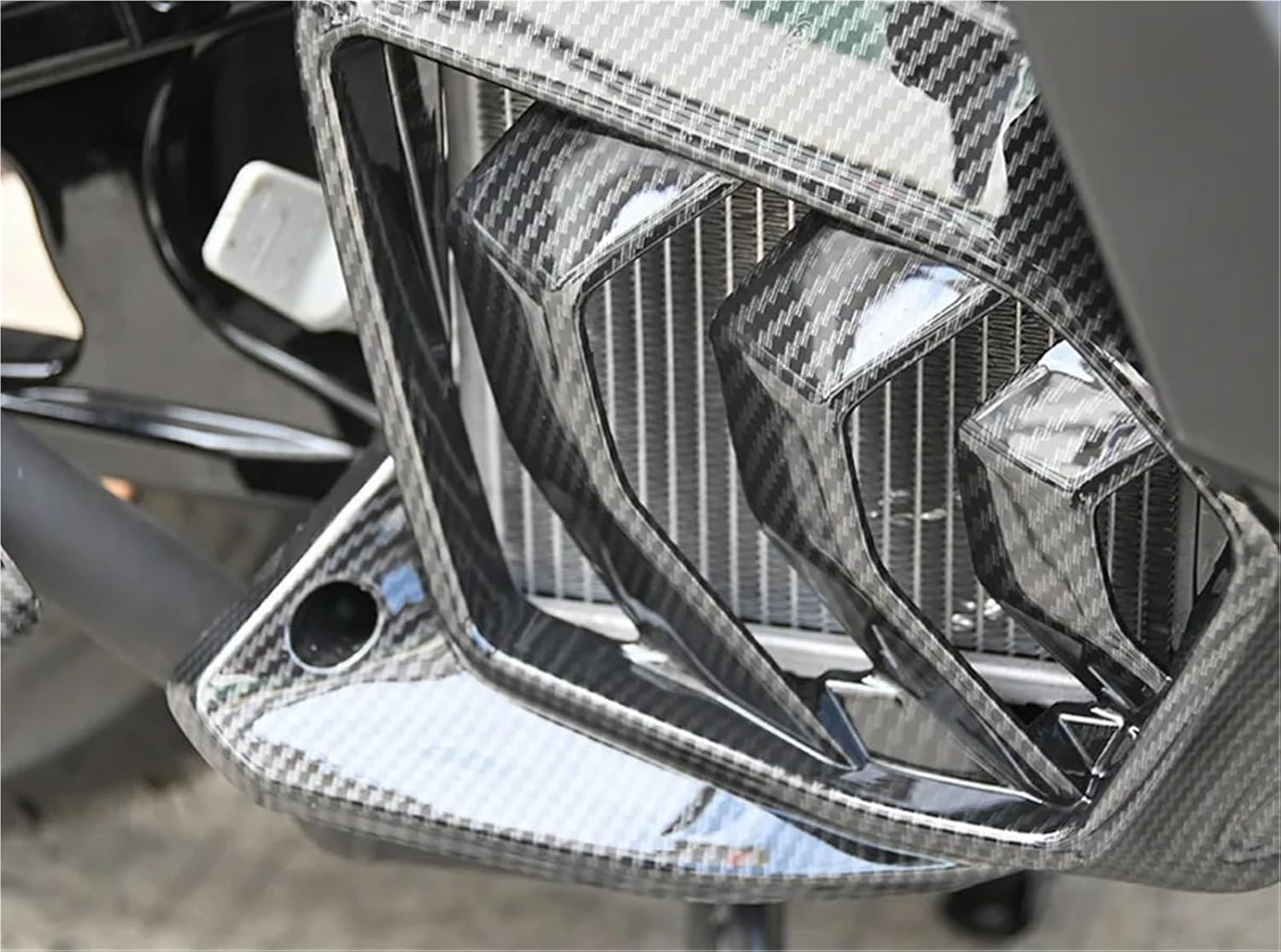 オートバイフロントラジエーターガ YAMAHA NMAX155 TURBO Nmax 2025 Nmax V3 2025 バイク用ラ